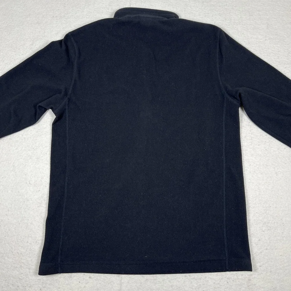 The North Face Quarter Zip Sweatshirt Mens Small‎ Black Fleece Pullover Logo
